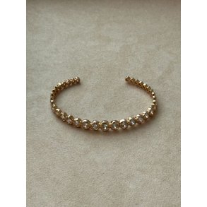 PICO - Elva Crystal Bangle - Clear