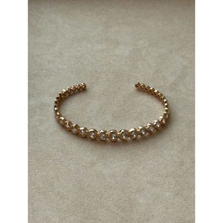 PICO - Elva Crystal Bangle - Clear