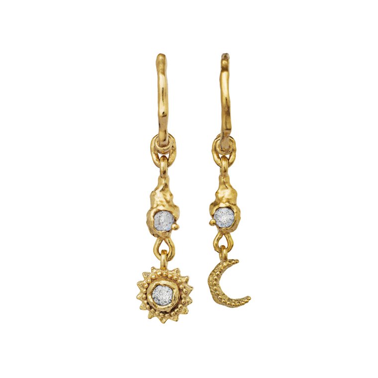 Maanesten - Ember Earrings - Forgyldt