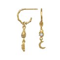 Maanesten - Ember Earrings - Forgyldt