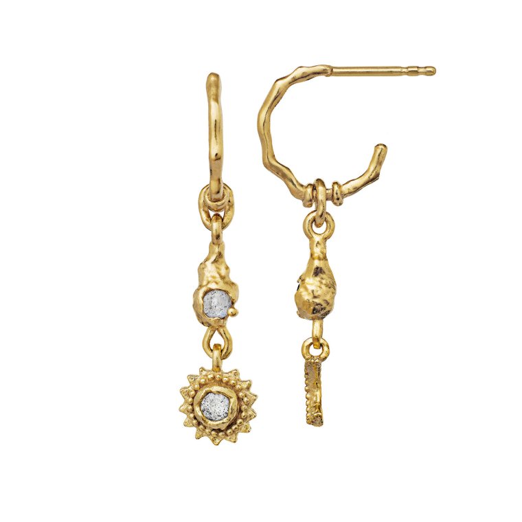 Maanesten - Ember Earrings - Forgyldt