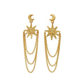 Maanesten - Emerie Earrings - Forgyldt