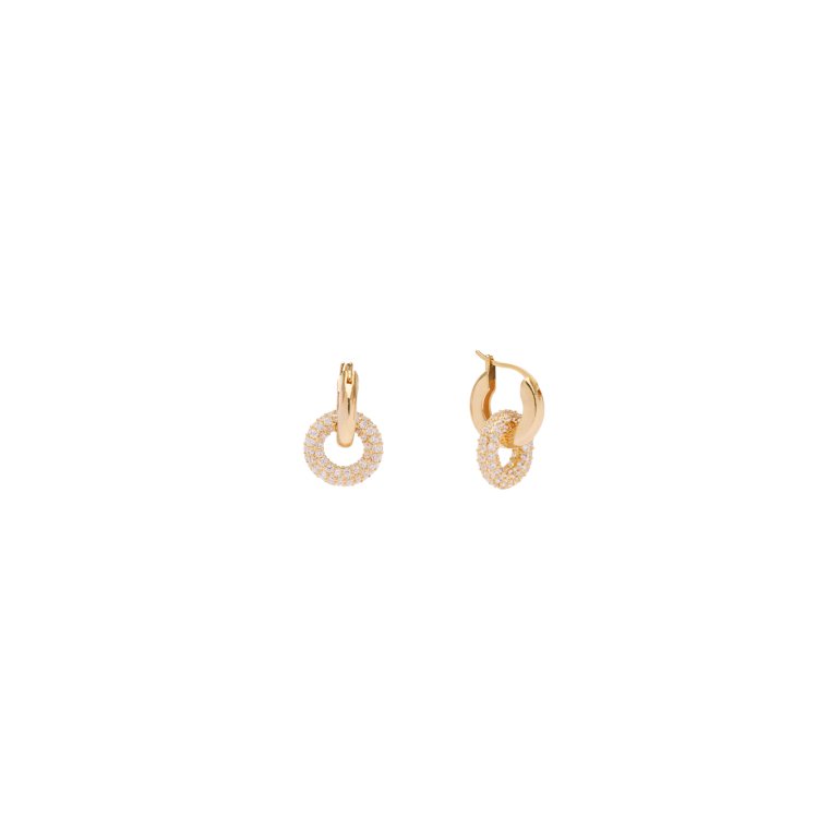 PICO - Emmeline Crystals Hoops - Clear
