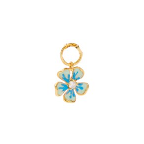 PICO - Enamel Charms - Flower-Blue