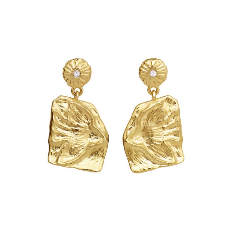 Maanesten - Erinna Earrings - Forgyldt