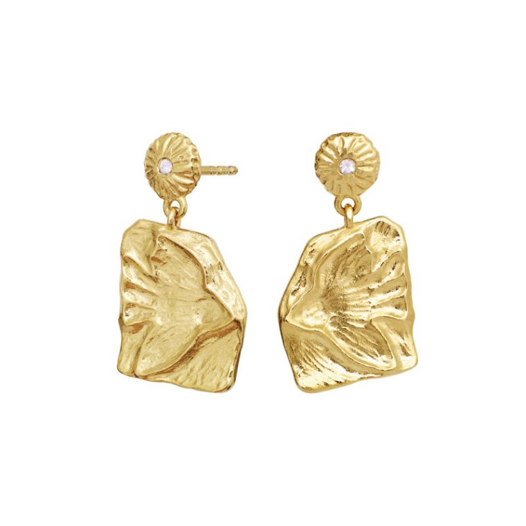 Maanesten - Erinna Earrings - Forgyldt