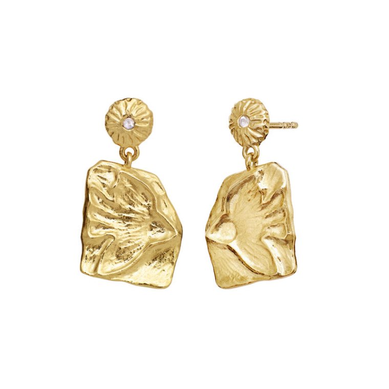 Maanesten - Erinna Earrings - Forgyldt