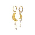 Maanesten - Esta Earrings - Forgyldt