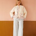 HABIBA - FLORA QUILTED CHINA JACKET - VANILLA