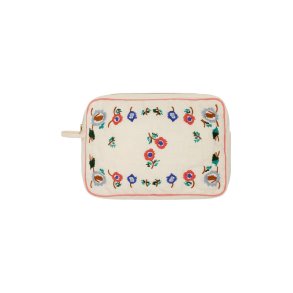 HABIBA - FLORA TOILETRY BAG - VANILLA