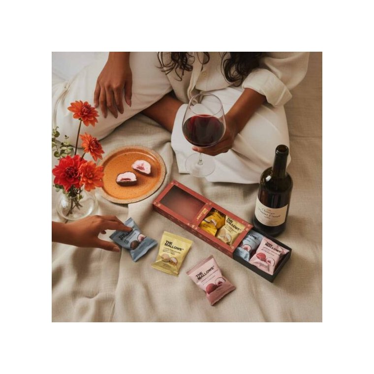 THE MALLOWS - GAVESKE  GOURMET SKUMFIDUSER MED CHOKOLADE - 8 pcs