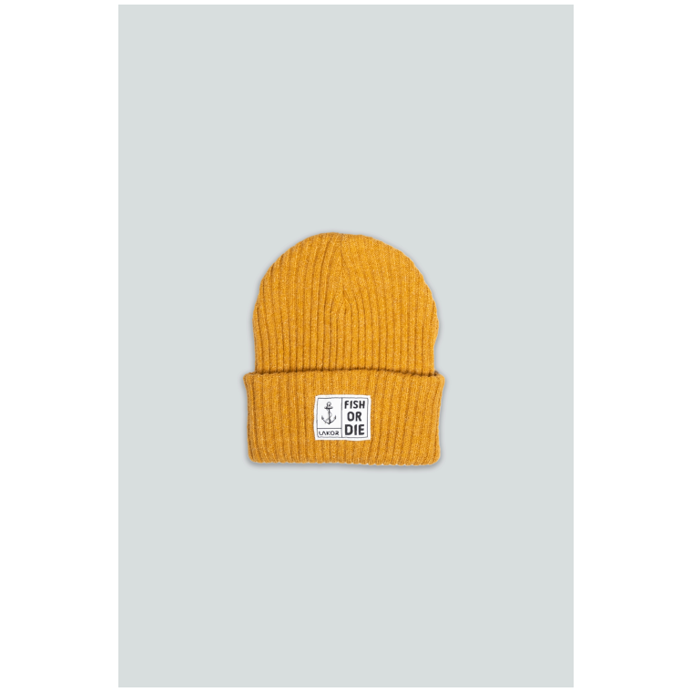 LAKOR - Fish or Die Beanie - Yellow