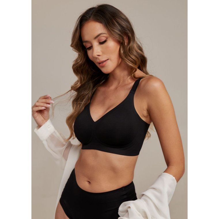 Femifemme - FlexiComfort v2. B�jlefri BH - Sort