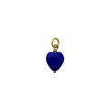 PICO - French Heart Pendant - blue - forgyldt