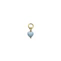 PICO - French Mini Heart Pendant - sky - forgyldt