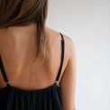 Studio Feder - GERDA DRESS - SEERSUCKER - NAVY