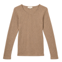 Studio Feder - GERTRUD BLOUSE - COTTON - OAT MELANGE
