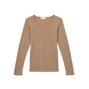 Studio Feder - GERTRUD BLOUSE - COTTON - OAT MELANGE