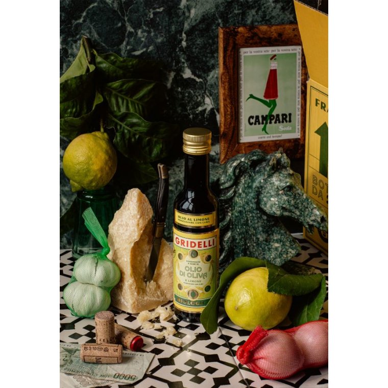 Gridelli - Olio Al Limone - Ekstra Jomfru Olivenolie Med Citron