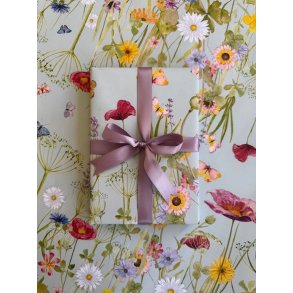 All By Voss - Gavepapir, 5 m - Wild Flowers