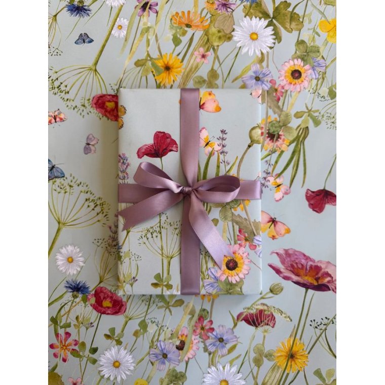 All By Voss - Gavepapir, 5 m - Wild Flowers
