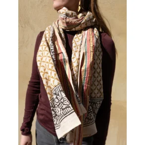Craft Sisters - Bagru Scarf - Gold - 110