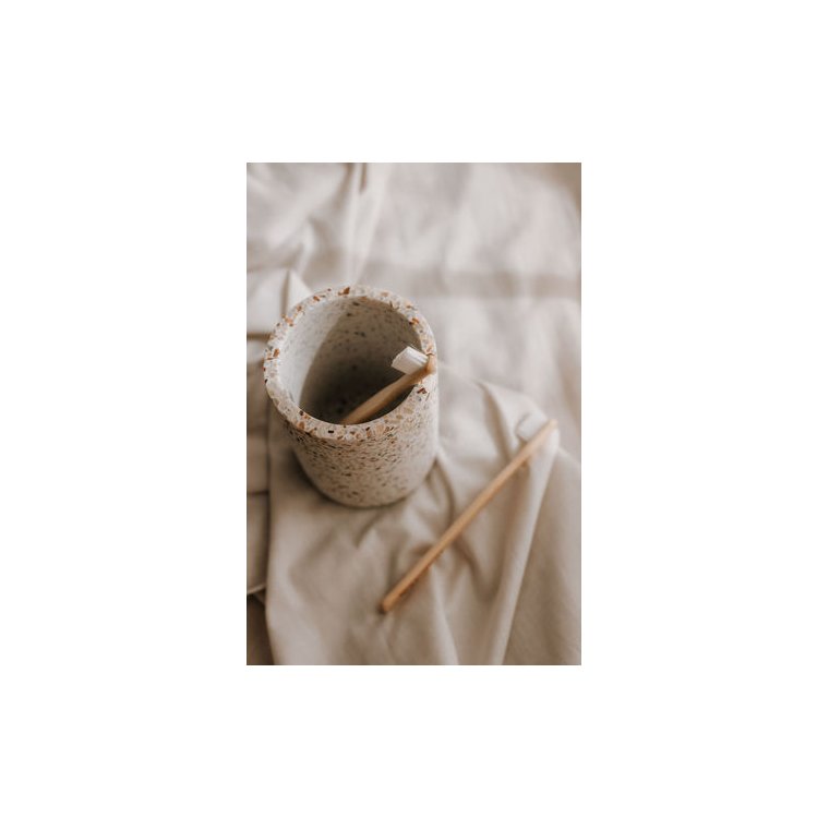 HUMDAKIN - Toothbrush Mug - Terazzo
