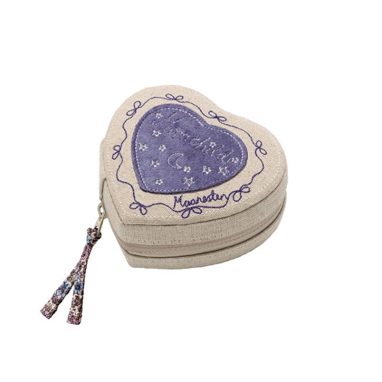 Maanesten - Heart Jewelry Box Sand