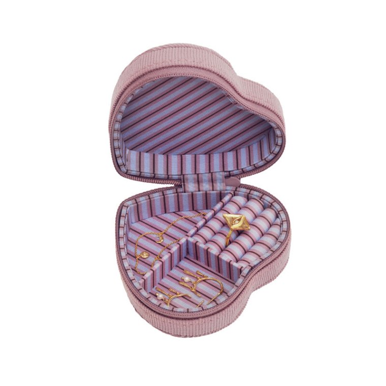 Maanesten - Heart Jewelry Box Purple Theatre Magic