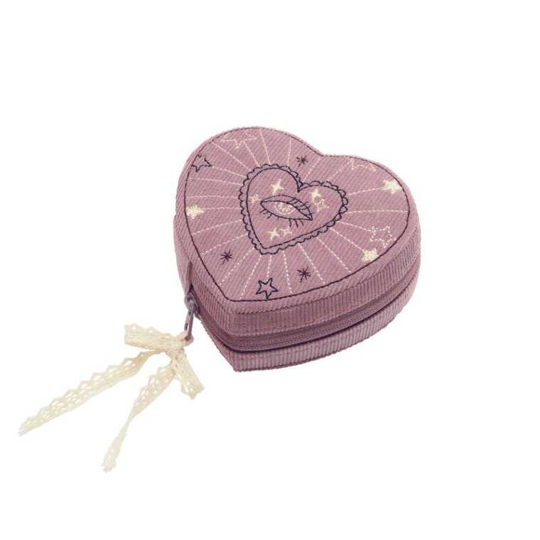 Maanesten - Heart Jewelry Box Purple Theatre Magic