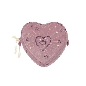 Maanesten - Heart Makeup Bag Purple Magic Heart