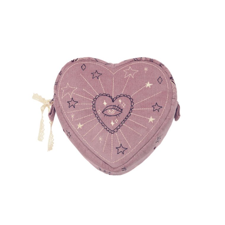 Maanesten - Heart Jewelry Box Purple Theatre Magic