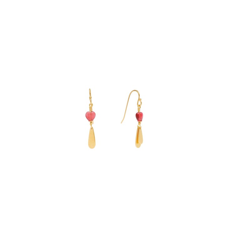 PICO - Heartlet Earrings - Raspberry