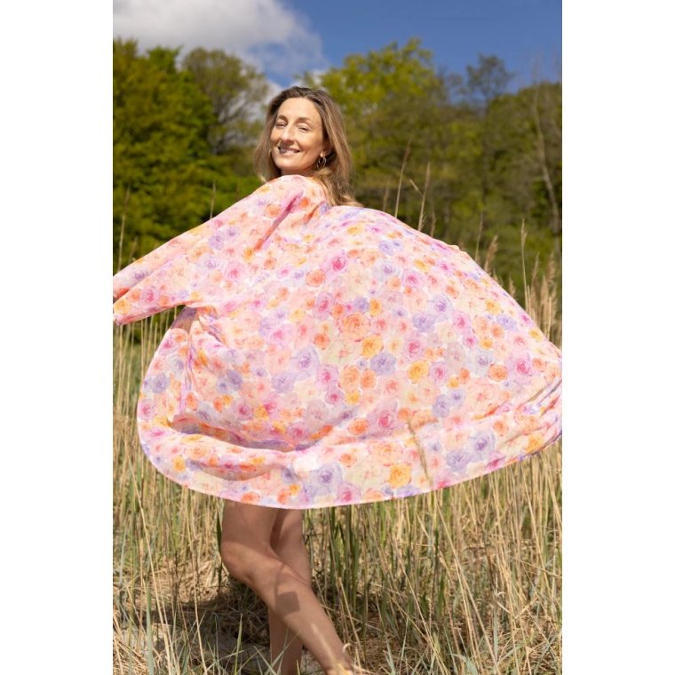 All By Voss - Lucia Kimono - Rose Field