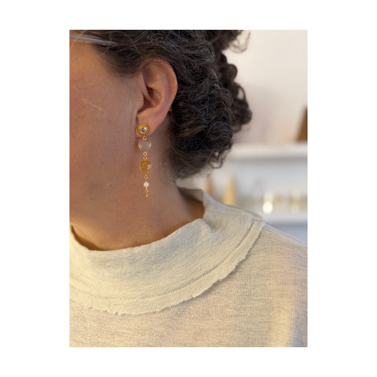 By Basics - 4070 shirt w raw edges ss - pearl grey melange