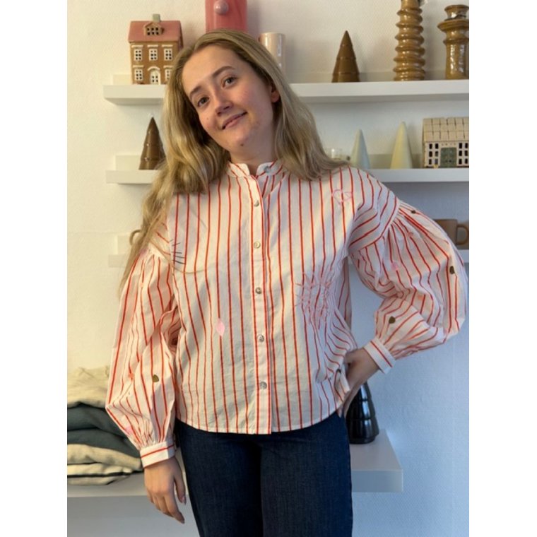 N�MPH - NUSOLEIMA SHIRT - Cloud Dancer