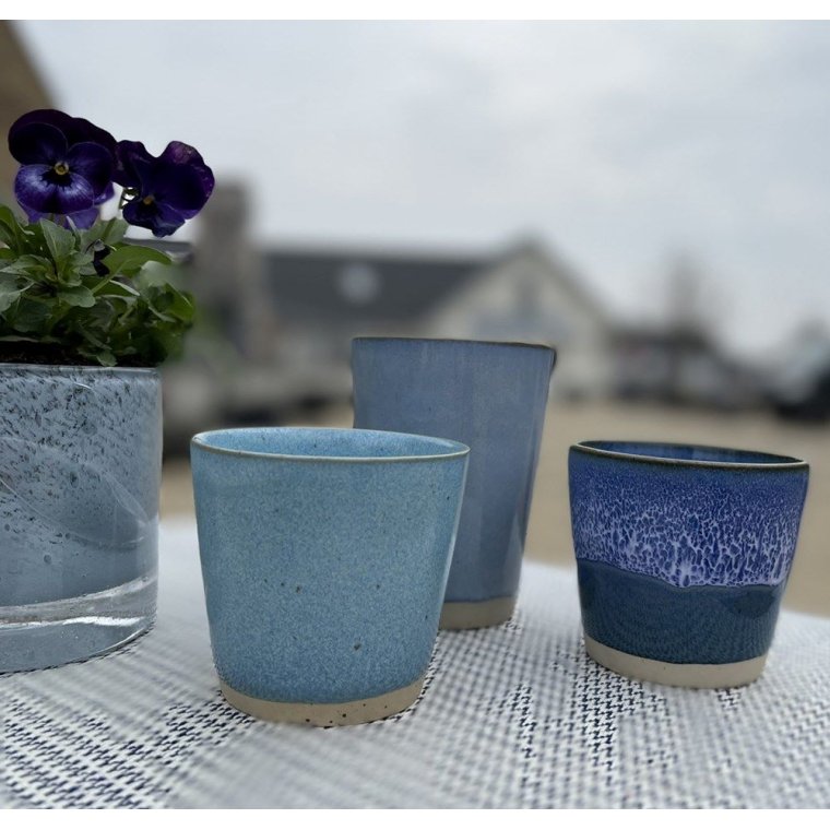 BORNHOLMS KERAMIKFABRIK - -CUP ORIGINAL - Tropicana Blue