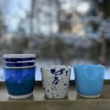 BORNHOLMS KERAMIKFABRIK - -CUP ORIGINAL - Blue Splash