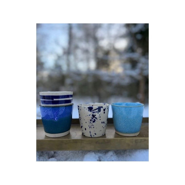 BORNHOLMS KERAMIKFABRIK - -CUP ORIGINAL - Light Blues