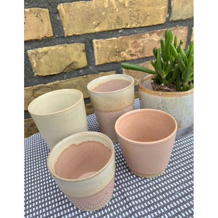 BORNHOLMS KERAMIKFABRIK - -CUP ORIGINAL - Old Rose