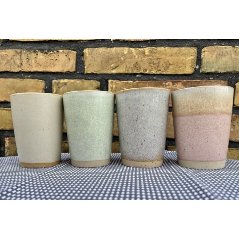 BORNHOLMS KERAMIKFABRIK - -Cup Tall - Rosie Sand