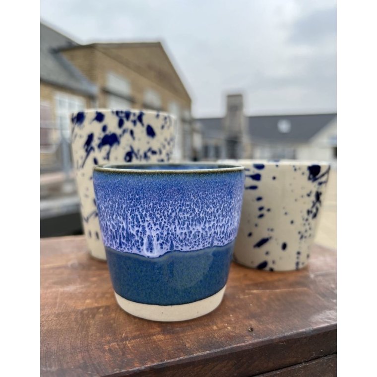 BORNHOLMS KERAMIKFABRIK - -CUP ORIGINAL - Blue Splash