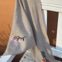 LULU�S LOVE - Cashmere small scarf flower - beige