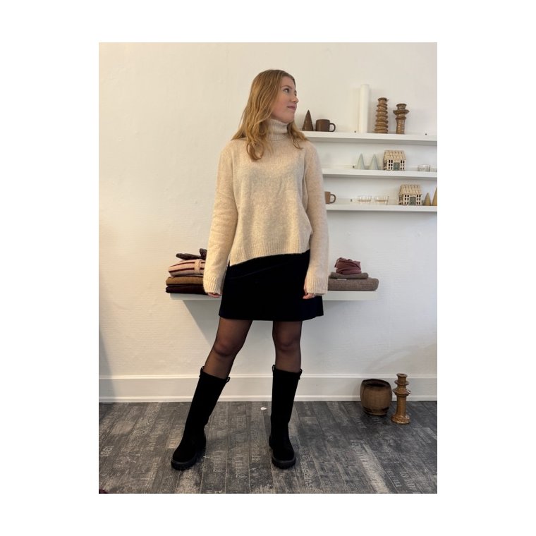 Six Ames - RILLO SWEATER - Off White Melange