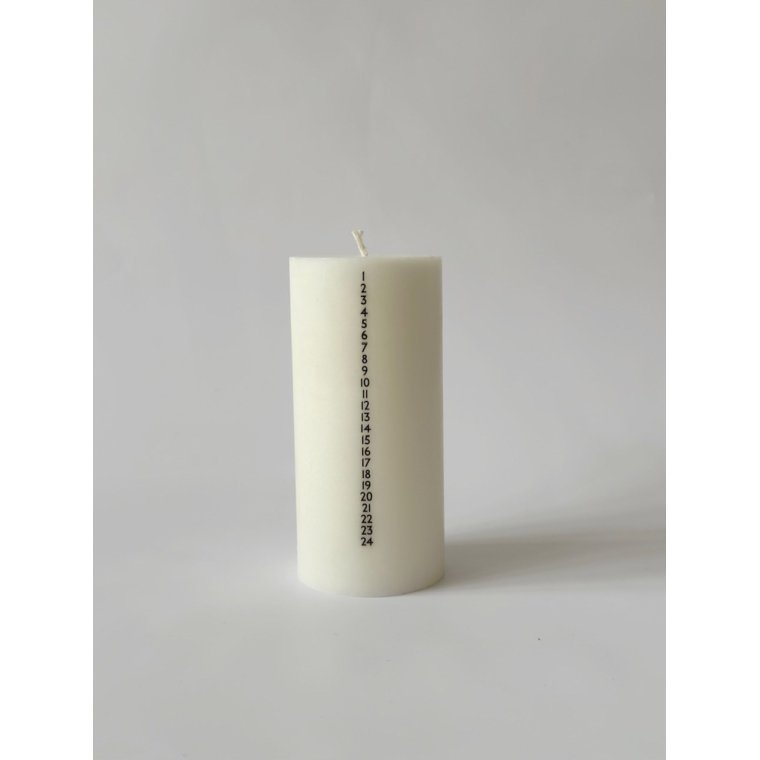 BENLYS - Kalenderlys - 7 - Sorte Tal