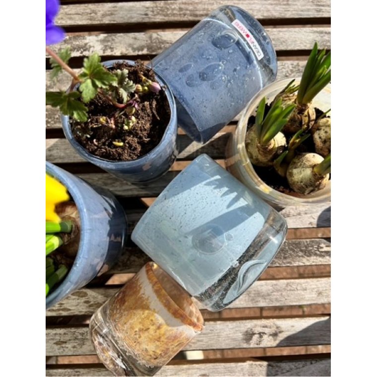 Henry Dean - UNIKA GLAS - PASTEL BLUE