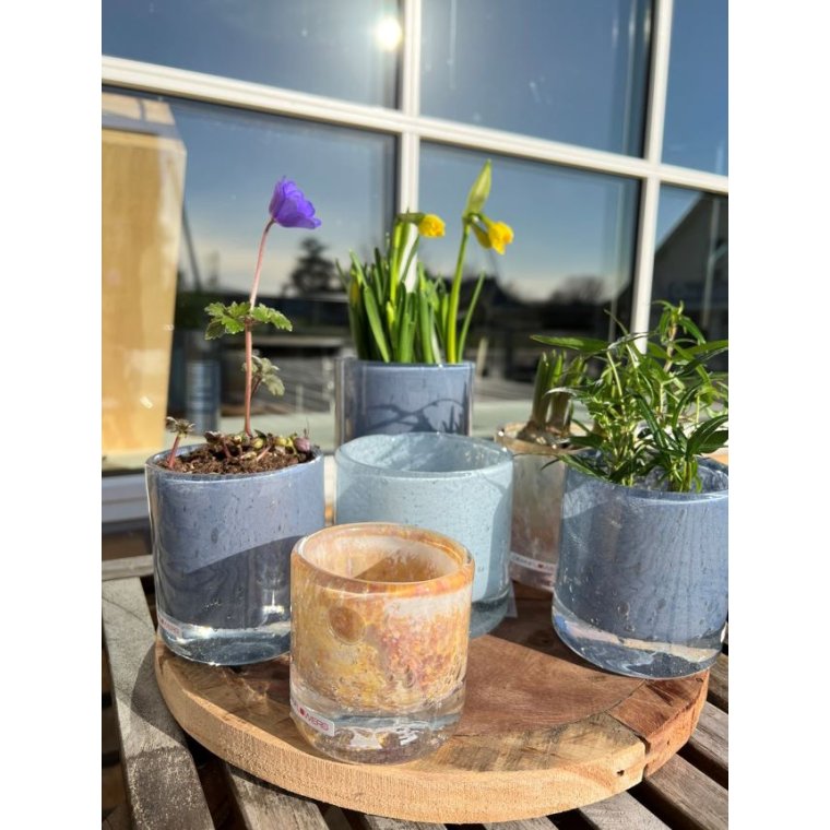 Henry Dean - UNIKA GLAS - PASTEL BLUE