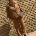 Blue - Gas corduroy Shirt - Walnut
