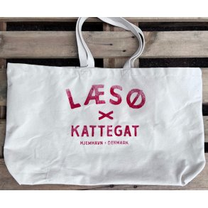 Oversized Canvas Taske m/LS x KATTEGAT