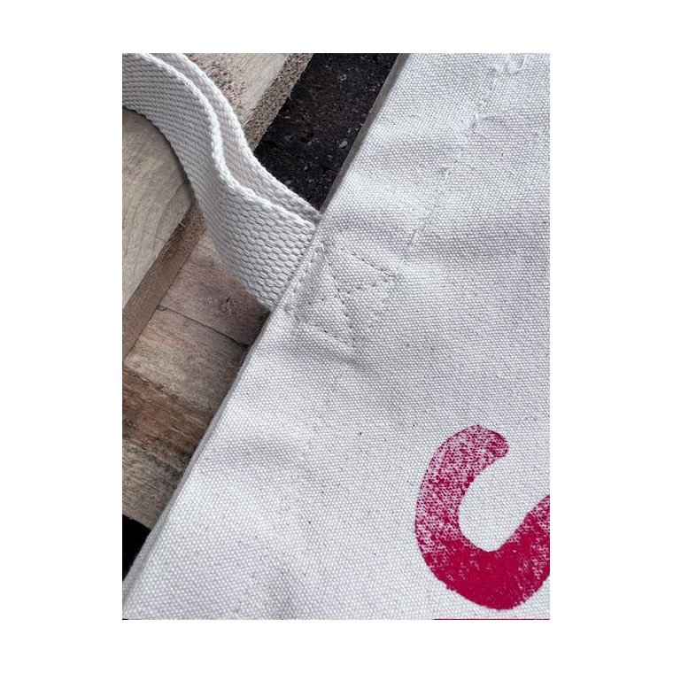 Oversized Canvas Taske m/LS x KATTEGAT